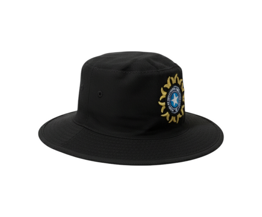 Classic Black Umpire Hat with Embroidered Emblem