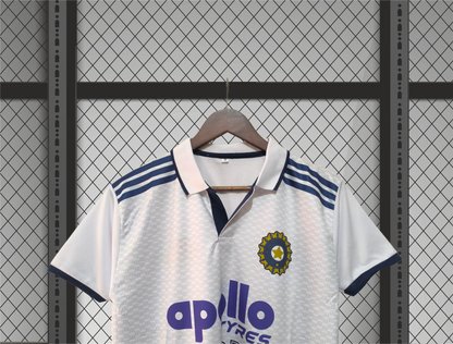 India Test Cricket Half Sleeve Jersey – Premium Supporters Edition